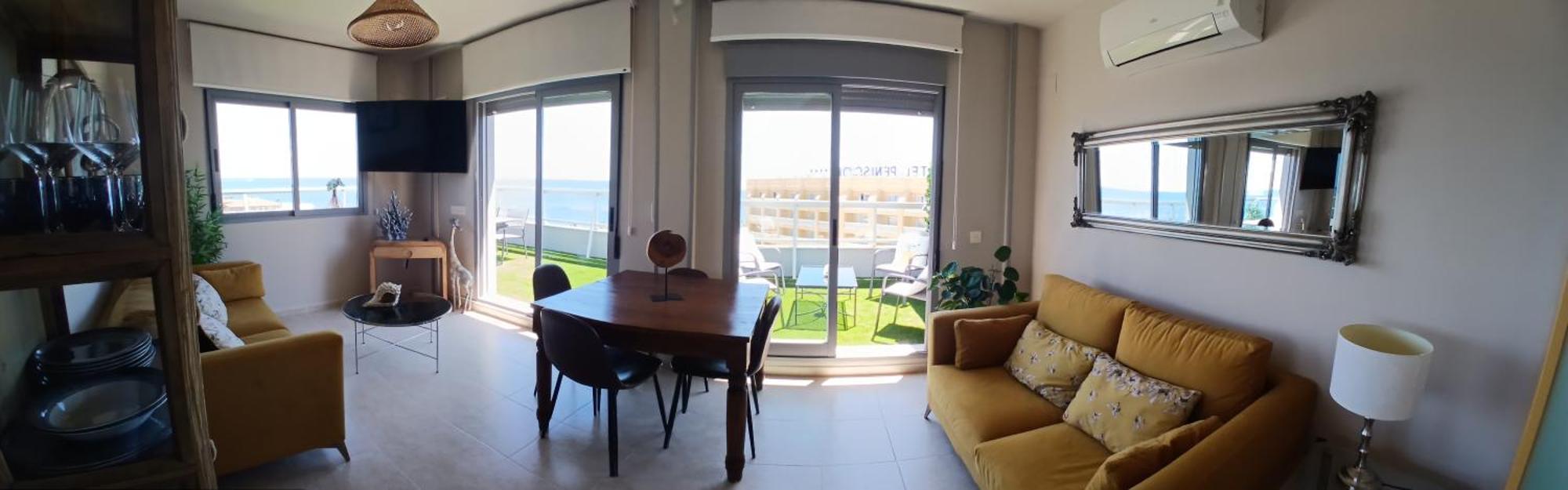 Precioso Atico Frente Al Mar Reformado 2025 Apartment Peniscola Bagian luar foto